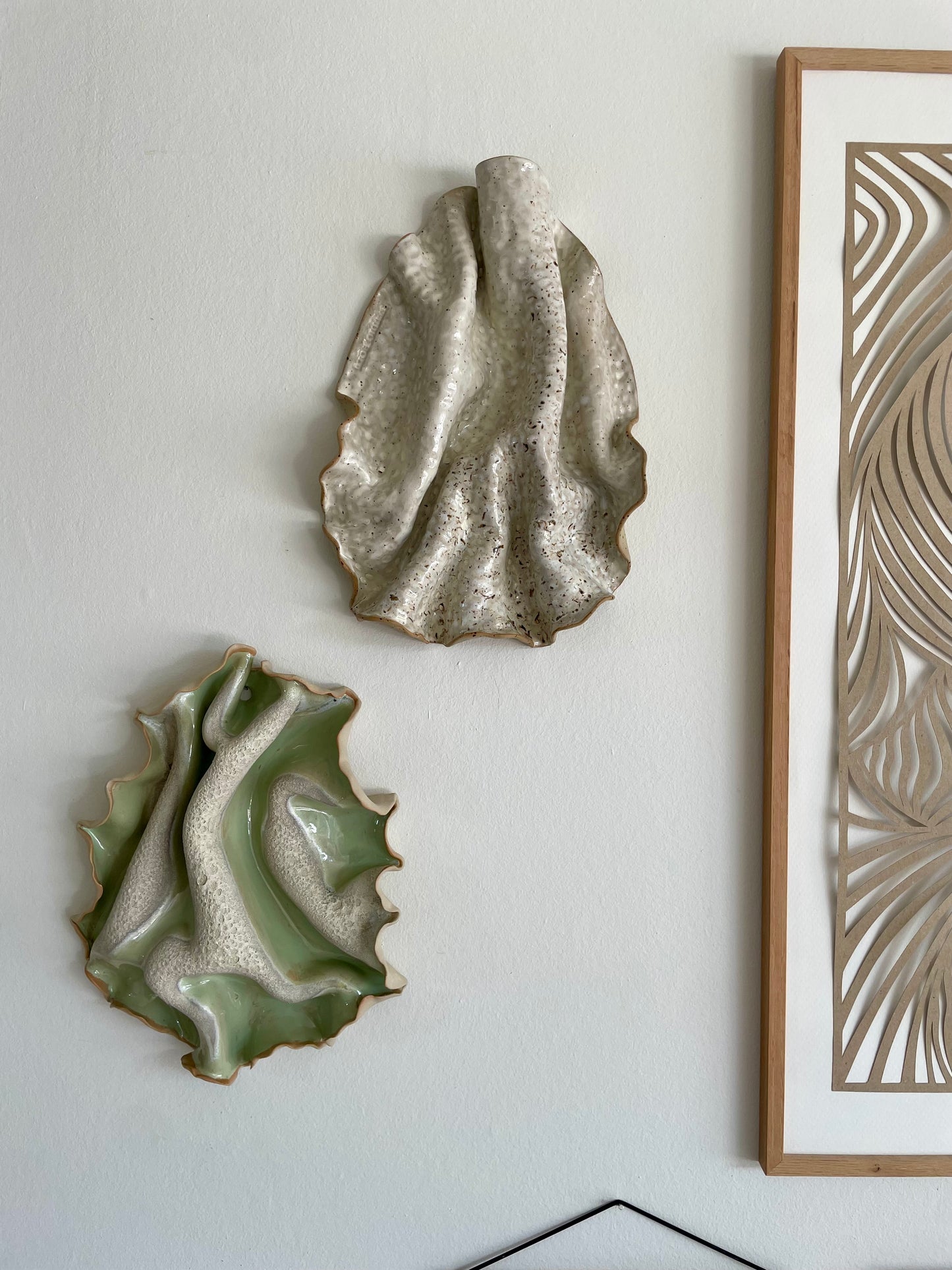 Handcrafted ceramic wall art sh:08:18